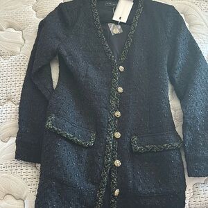 Dress wit gold buttons